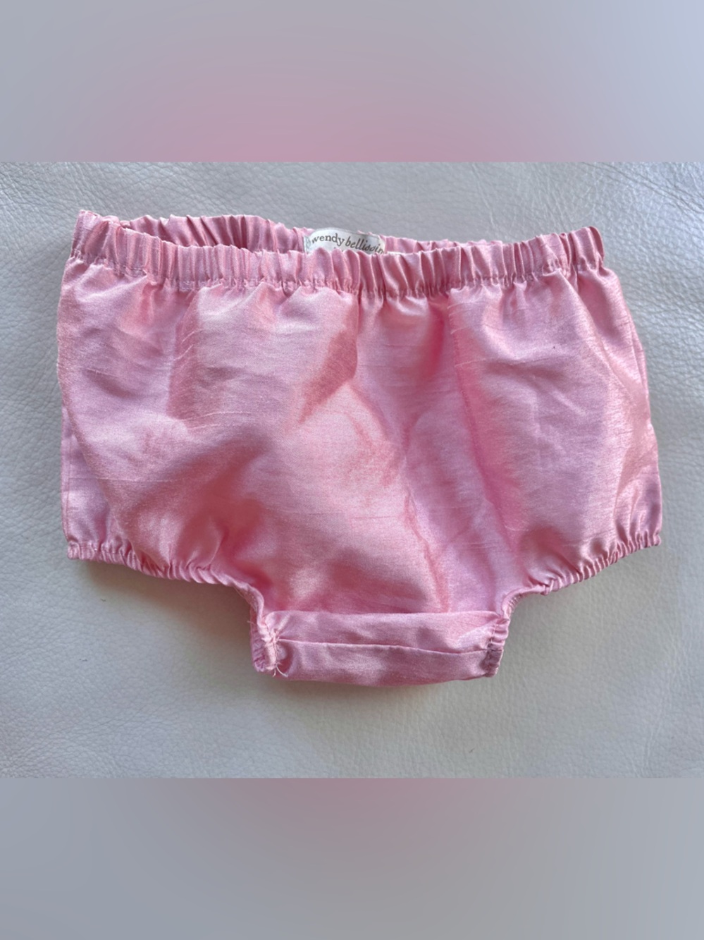 4/$20💥Dressy Bubble Shorts / Diaper Cover, Dusty Pink with Sheen